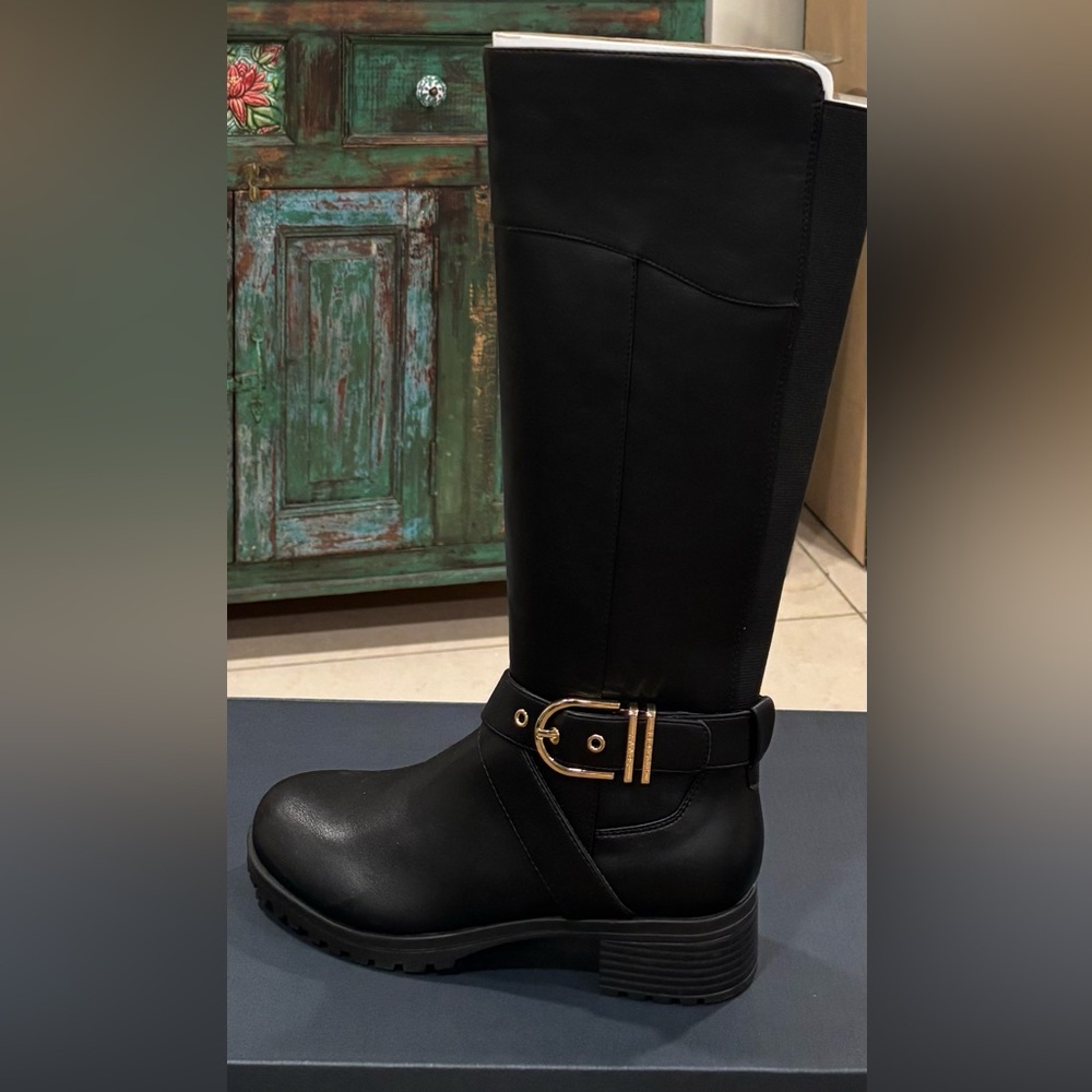 Tommy Hilfiger Black Over the Knee Boots